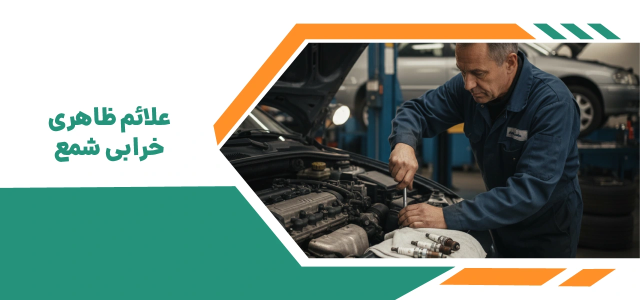 علائم ظاهری خرابی شمع خودرو 